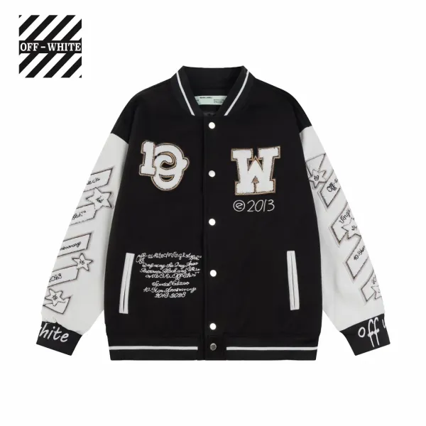 【OFF-WHITE 公式旗艦店】オフホワイト 野球着 ジャケット着ご好評に付き再入荷!241023 【OFF-WHITE 公式旗艦店】オフホワイト 野球着 ジャケット着ご好評に付き再入荷!241023