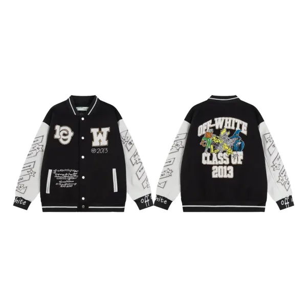 【OFF-WHITE 公式旗艦店】オフホワイト 野球着 ジャケット着ご好評に付き再入荷!241023 【OFF-WHITE 公式旗艦店】オフホワイト 野球着 ジャケット着ご好評に付き再入荷!241023