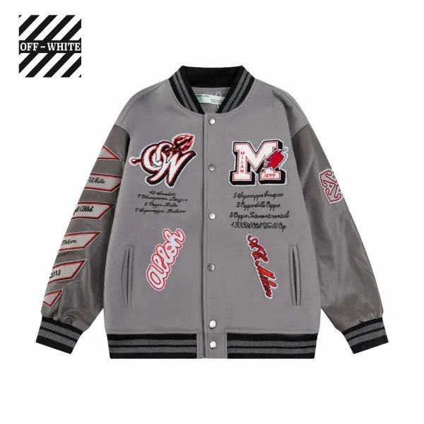【OFF-WHITE 公式旗艦店】オフホワイト 野球着 ジャケット着ご好評に付き再入荷!241023 【OFF-WHITE 公式旗艦店】オフホワイト 野球着 ジャケット着ご好評に付き再入荷!241023