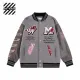 【OFF-WHITE 公式旗艦店】オフホワイト 野球着 ジャケット着ご好評に付き再入荷!241023 【OFF-WHITE 公式旗艦店】オフホワイト 野球着 ジャケット着ご好評に付き再入荷!241023