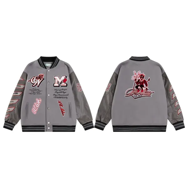 【OFF-WHITE 公式旗艦店】オフホワイト 野球着 ジャケット着ご好評に付き再入荷!241023 【OFF-WHITE 公式旗艦店】オフホワイト 野球着 ジャケット着ご好評に付き再入荷!241023