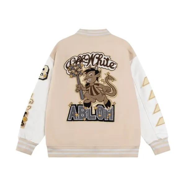 【OFF-WHITE 公式旗艦店】オフホワイト 野球着 ジャケット着ご好評に付き再入荷!241023 【OFF-WHITE 公式旗艦店】オフホワイト 野球着 ジャケット着ご好評に付き再入荷!241023