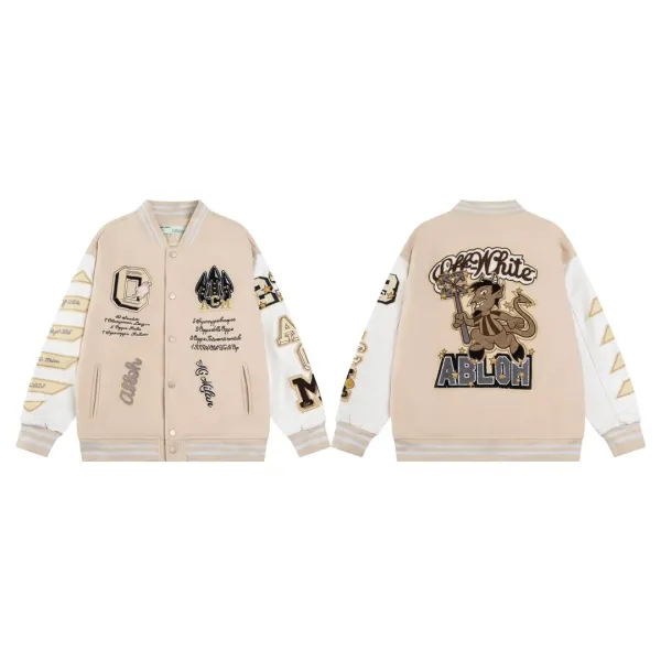 【OFF-WHITE 公式旗艦店】オフホワイト 野球着 ジャケット着ご好評に付き再入荷!241023 【OFF-WHITE 公式旗艦店】オフホワイト 野球着 ジャケット着ご好評に付き再入荷!241023