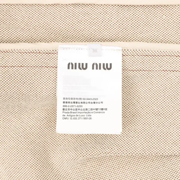 【Miumiu 公式旗艦店】 ミュウミュウ   ジャケット着  スウェット ご好評に付き再入荷！241122