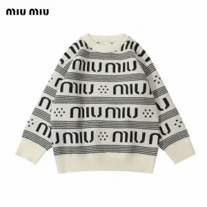 【Miumiu 公式旗艦店】ミュウミュウ  セーター好評に付き再入荷！ 241123