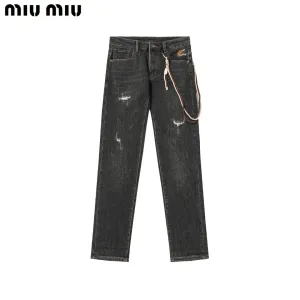 【Miumiu 公式旗艦店】ミュウミュウ ジーパン ご好評に付き再入荷! 241219 【Miumiu 公式旗艦店】ミュウミュウ ジーパン ご好評に付き再入荷! 241219