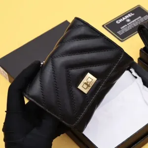 【-chanel】シャネル クラシック小さなフラップ財布【財布】