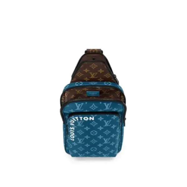 LV 新作 LOUIS VUITTON ルイヴィトン ボディバッグ ショルダーバッグ ブルー 20*31*7CM 240919 LV 新作 LOUIS VUITTON ルイヴィトン ボディバッグ ショルダーバッグ ブルー 20*31*7CM 240919