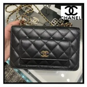【2way/ポケット付き♪】CHANEL シャネル チェーンウォレット ミニバック 12.5 × 19 × 3.5CM 240920 【2way/ポケット付き♪】CHANEL シャネル チェーンウォレット ミニバック 12.5 × 19 × 3.5CM 240920