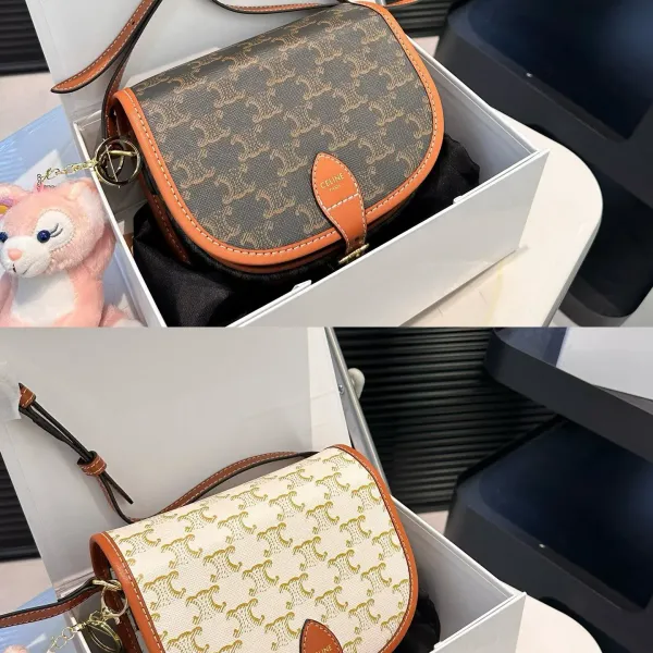 【CELINE 公式旗艦店】セリーヌ 斜めがけバッグ 当日出荷 好評に付き再入荷！18.5*15CM  1240723