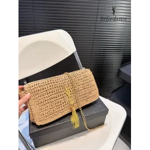 【YSL SAINT LAURENT 公式旗艦店】サンローラン   斜めがけバッグ 当日出荷 好評に付き再入荷！27*12CM 240722