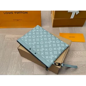LV【LOUIS VUITTON 公式 旗艦店】 ルイヴィトン クラッチバッグ 当日出荷 好評に付き再入荷!30*21CM 241101 LV【LOUIS VUITTON 公式 旗艦店】 ルイヴィトン クラッチバッグ 当日出荷 好評に付き再入荷!30*21CM 241101