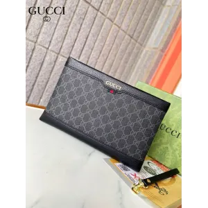 【GUCCI  公式 旗艦店】 グッチ   クラッチバッグ 当日出荷 好評に付き再入荷！28*18*2.5CM  241101