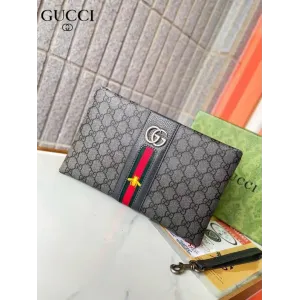 【GUCCI  公式 旗艦店】 グッチ   クラッチバッグ 当日出荷 好評に付き再入荷！28*18*2.5CM  241101