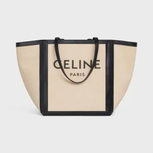 【CELINE】セリーヌ 22年春夏新作 カバ ラージスクエア キャンバス トートバッグ 27 X 31 X 25 CM 【CELINE】セリーヌ 22年春夏新作 カバ ラージスクエア キャンバス トートバッグ 27 X 31 X 25 CM