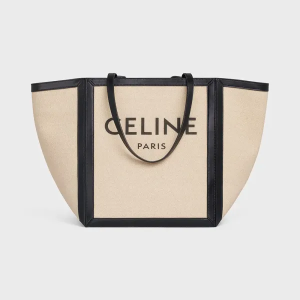 【CELINE】セリーヌ 22年春夏新作 カバ ラージスクエア キャンバス トートバッグ 27 X 31 X 25 CM 【CELINE】セリーヌ 22年春夏新作 カバ ラージスクエア キャンバス トートバッグ 27 X 31 X 25 CM