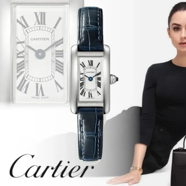 Cartier タンク アメリカン ウォッチ ミニ アリゲーター Cartier タンク アメリカン ウォッチ ミニ アリゲーター