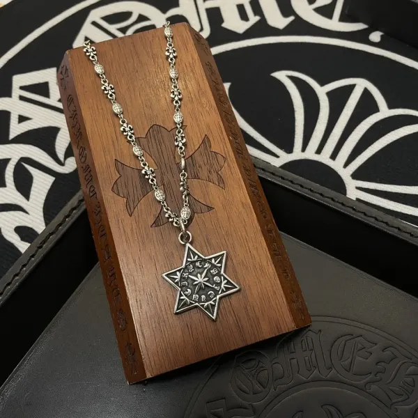 【CHROME HEARTS】ネックレス、新しいネックレス万能シンプルファッションオーナメント 24614 【CHROME HEARTS】ネックレス、新しいネックレス万能シンプルファッションオーナメント 24614