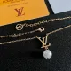 LV【LOUIS VUITTON】ネックレス、新しいネックレス万能シンプルファッションオーナメント 250301 LV【LOUIS VUITTON】ネックレス、新しいネックレス万能シンプルファッションオーナメント 250301
