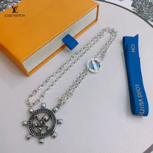 LV【LOUIS VUITTON】ネックレス、新しいネックレス万能シンプルファッションオーナメント 250301 LV【LOUIS VUITTON】ネックレス、新しいネックレス万能シンプルファッションオーナメント 250301