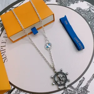 LV【LOUIS VUITTON】ネックレス、新しいネックレス万能シンプルファッションオーナメント 250301 LV【LOUIS VUITTON】ネックレス、新しいネックレス万能シンプルファッションオーナメント 250301