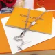 LV【LOUIS VUITTON】ネックレス、新しいネックレス万能シンプルファッションオーナメント 250301 LV【LOUIS VUITTON】ネックレス、新しいネックレス万能シンプルファッションオーナメント 250301