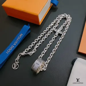 LV 【LOUIS VUITTON】ネックレス、新しいネックレス万能シンプルファッションオーナメント241015 LV 【LOUIS VUITTON】ネックレス、新しいネックレス万能シンプルファッションオーナメント241015