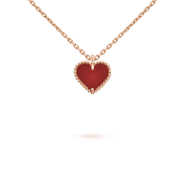 【Vancleef & Arpels】 スウィート アルハンブラ ハート ペンダント 【Vancleef & Arpels】 スウィート アルハンブラ ハート ペンダント