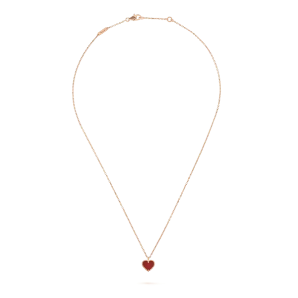【Vancleef & Arpels】 スウィート アルハンブラ ハート ペンダント 【Vancleef & Arpels】 スウィート アルハンブラ ハート ペンダント