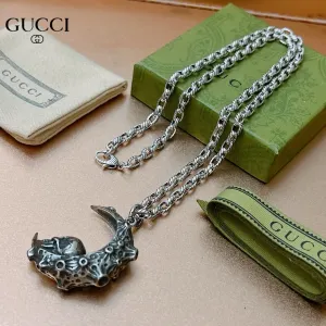 【GUCCI】ネックレス、新しいネックレス万能シンプルファッションオーナメント241015 【GUCCI】ネックレス、新しいネックレス万能シンプルファッションオーナメント241015