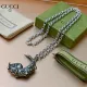 【GUCCI】ネックレス、新しいネックレス万能シンプルファッションオーナメント241015 【GUCCI】ネックレス、新しいネックレス万能シンプルファッションオーナメント241015