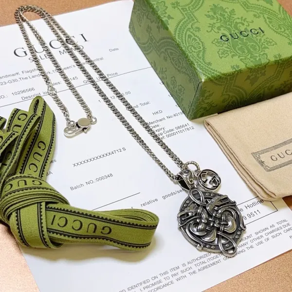 【GUCCI】ネックレス、新しいネックレス万能シンプルファッションオーナメント241015 【GUCCI】ネックレス、新しいネックレス万能シンプルファッションオーナメント241015
