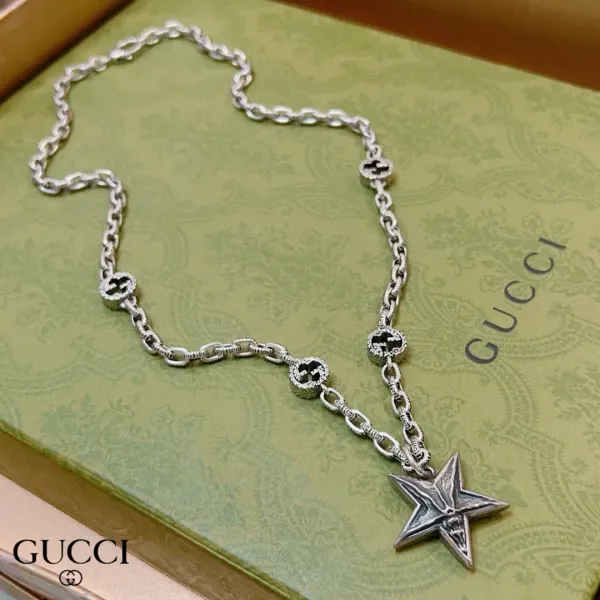 【GUCCI】ネックレス、新しいネックレス万能シンプルファッションオーナメント 240815 【GUCCI】ネックレス、新しいネックレス万能シンプルファッションオーナメント 240815