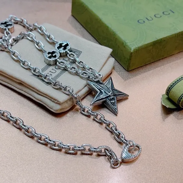 【GUCCI】ネックレス、新しいネックレス万能シンプルファッションオーナメント 240815 【GUCCI】ネックレス、新しいネックレス万能シンプルファッションオーナメント 240815