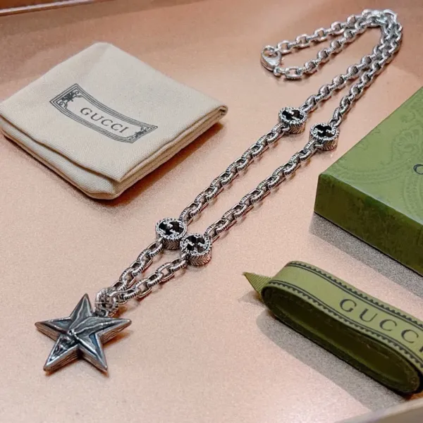 【GUCCI】ネックレス、新しいネックレス万能シンプルファッションオーナメント 240815 【GUCCI】ネックレス、新しいネックレス万能シンプルファッションオーナメント 240815