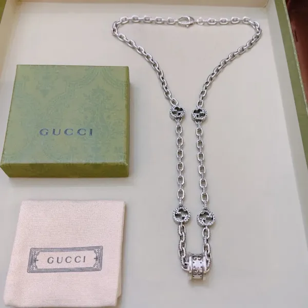【GUCCI】ネックレス、新しいネックレス万能シンプルファッションオーナメント 240815 【GUCCI】ネックレス、新しいネックレス万能シンプルファッションオーナメント 240815