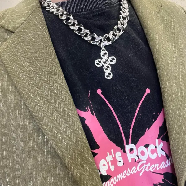 【GUCCI】ネックレス、新しいネックレス万能シンプルファッションオーナメント 240815 【GUCCI】ネックレス、新しいネックレス万能シンプルファッションオーナメント 240815