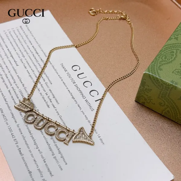 【GUCCI】ネックレス、新しいネックレス万能シンプルファッションオーナメント 【GUCCI】ネックレス、新しいネックレス万能シンプルファッションオーナメント