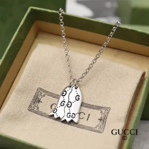 【GUCCI】ネックレス、新しいネックレス万能シンプルファッションオーナメント 【GUCCI】ネックレス、新しいネックレス万能シンプルファッションオーナメント