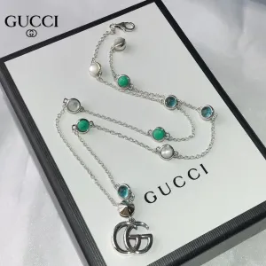 【GUCCI】ネックレス、新しいネックレス万能シンプルファッションオーナメント 【GUCCI】ネックレス、新しいネックレス万能シンプルファッションオーナメント