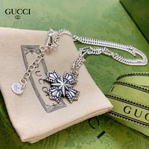 【GUCCI】ネックレス、新しいネックレス万能シンプルファッションオーナメント 【GUCCI】ネックレス、新しいネックレス万能シンプルファッションオーナメント