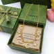 【GUCCI 】ネックレス、新しいネックレス万能シンプルファッションオーナメント 【GUCCI 】ネックレス、新しいネックレス万能シンプルファッションオーナメント