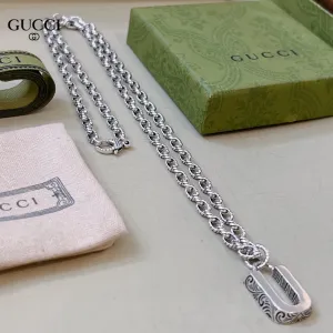 【GUCCI 】ネックレス、新しいネックレス万能シンプルファッションオーナメント 【GUCCI 】ネックレス、新しいネックレス万能シンプルファッションオーナメント