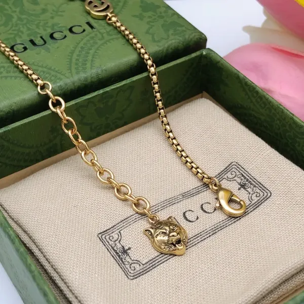 【GUCCI】ネックレス、新しいネックレス万能シンプルファッションオーナメント 【GUCCI】ネックレス、新しいネックレス万能シンプルファッションオーナメント