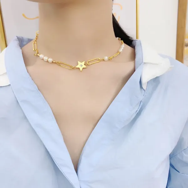 【DIOR】ネックレス、新しいネックレス万能シンプルファッションオーナメント 【DIOR】ネックレス、新しいネックレス万能シンプルファッションオーナメント