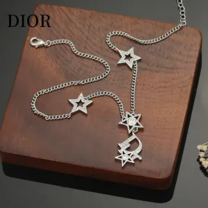 【DIOR】ネックレス、新しいネックレス万能シンプルファッションオーナメント 【DIOR】ネックレス、新しいネックレス万能シンプルファッションオーナメント