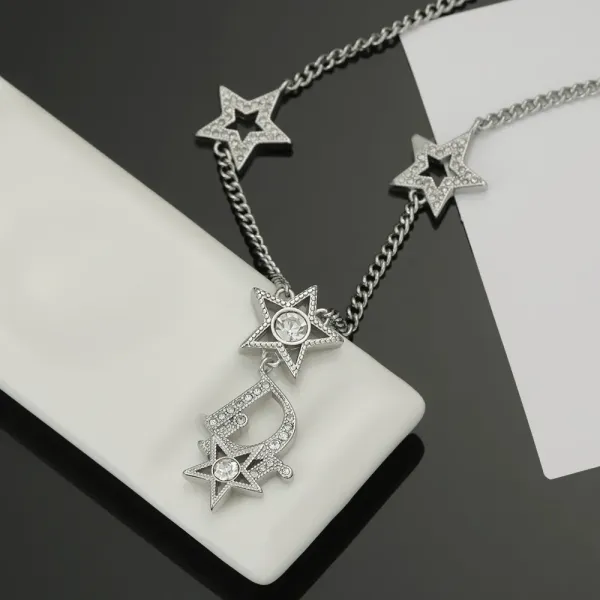 【DIOR】ネックレス、新しいネックレス万能シンプルファッションオーナメント 【DIOR】ネックレス、新しいネックレス万能シンプルファッションオーナメント