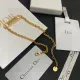 【DIOR】ネックレス、新しいネックレス万能シンプルファッションオーナメント