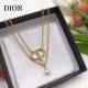【DIOR】ネックレス、新しいネックレス万能シンプルファッションオーナメント 【DIOR】ネックレス、新しいネックレス万能シンプルファッションオーナメント