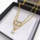 【DIOR】ネックレス、新しいネックレス万能シンプルファッションオーナメント 【DIOR】ネックレス、新しいネックレス万能シンプルファッションオーナメント